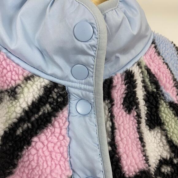 FP Movement - Free People Hit The Slopes Printed Fleece Jacket - Butterfly - M - Picture 8 of 12